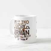 Mug Cadeau allemand (drôle) (Devant gauche)