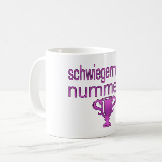 Mug Cadeau allemand Schwiegermutter Nummer 1 de (Devant gauche)