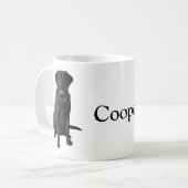 Mug Cadeau Amoureux des chiens de Black Labrador Retri (Devant gauche)