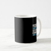 Mug Cadeau amusant d'un travailleur social (Devant droit)