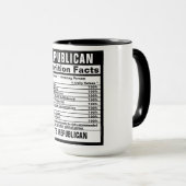 Mug cadeau amusant républicain (Devant droit)