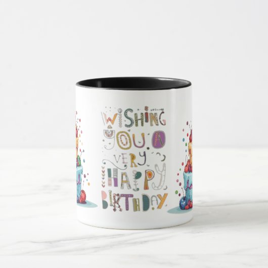 Mug Cadeau Anniversaire (Centre)