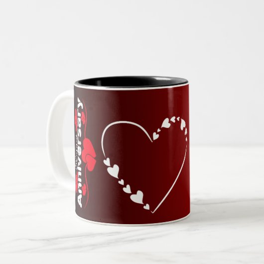 Mug cadeau Anniversaire (Devant gauche)