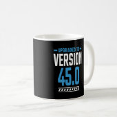 Mug Cadeau Anniversaire 45 Ans (Devant droit)