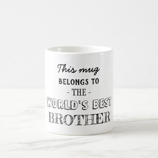 Mug Cadeau appartient à frère (Centre)