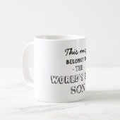 Mug Cadeau appartient au meilleur fils (Devant gauche)