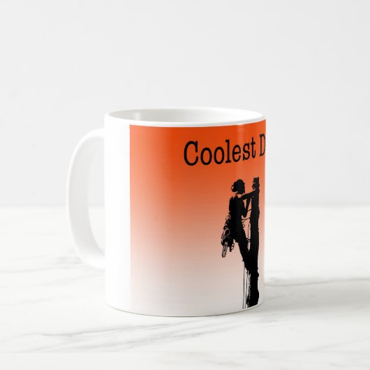 Mug cadeau Arboriste le plus frais présent (Devant gauche)