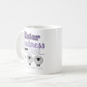 Mug Cadeau Baptême JW personnalisable pour Soeur (Devant gauche)