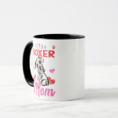 MUG CADEAU BOXER MOM AMOUREUX DE LES CHIENS (Devant gauche)