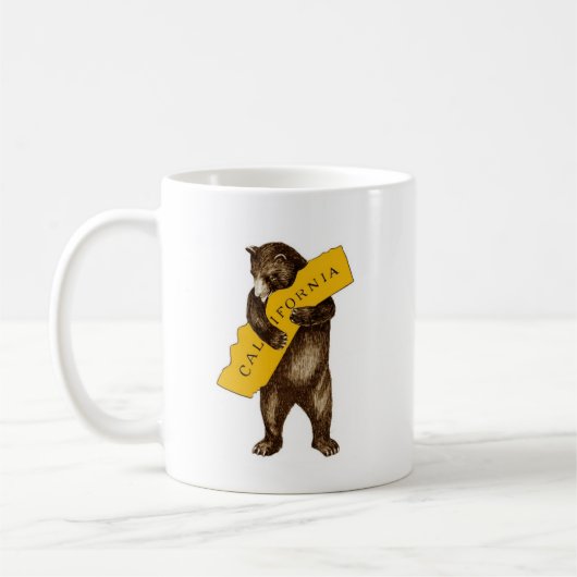Mug Cadeau californien pour la prise d'Ours Lover en C (Gauche)