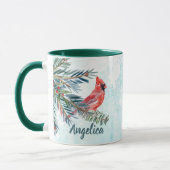 Mug Cadeau Cardinal avec Nom Personnalisé (Gauche)