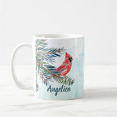 Mug Cadeau Cardinal avec Nom Personnalisé (Gauche)