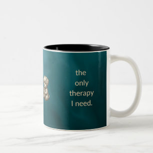 Mug Cadeau Chien Mignon Lisant pour Lecteurs - Deu
