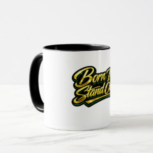Mug Cadeau Citation Or Né Pour Se Demarquer