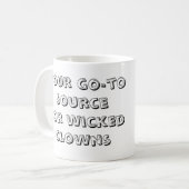 Mug Cadeau Clown Malin (Devant gauche)