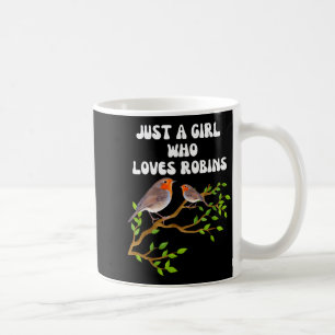 Mug Cadeau Coloré Amateur de Oiseaux Robins Chemise