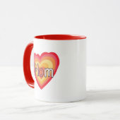 Mug Cadeau coloré mignon pour maman | Fête des mères (Devant gauche)