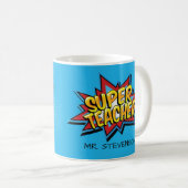 Mug Cadeau comique de professeur de superhéros (Devant droit)