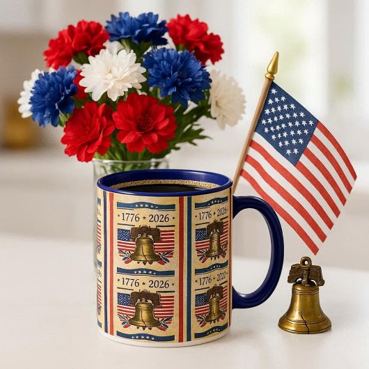 Mug Cadeau commémoratif 250 ans d'Amérique