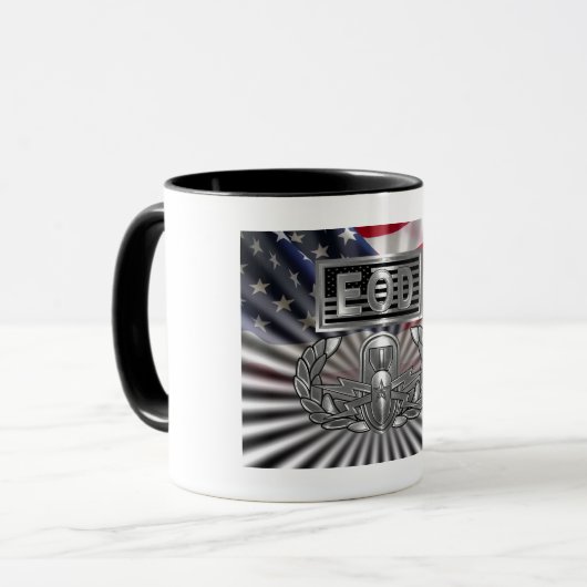 Mug Cadeau commémoratif «EOD senior» (Devant gauche)