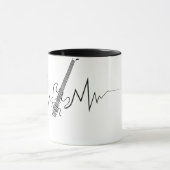 Mug Cadeau Cool de la guitare électrique pour guitaris (Centre)