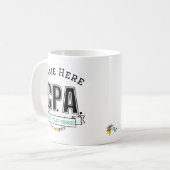 Mug Cadeau CPA personnalisé avec nom (Devant gauche)