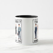 Mug Cadeau customisé pour collègues | Le pouvoir dans (Centre)