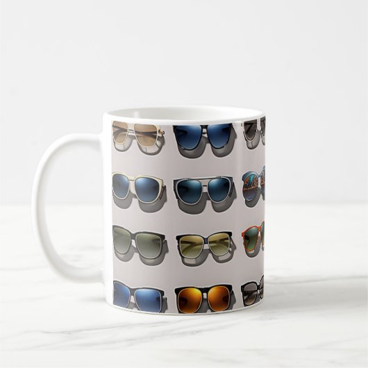 Mug Cadeau d'accessoire de cuisine à thème de lunettes (Gauche)
