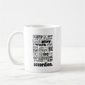 Mug Cadeau d'accordéon (Gauche)