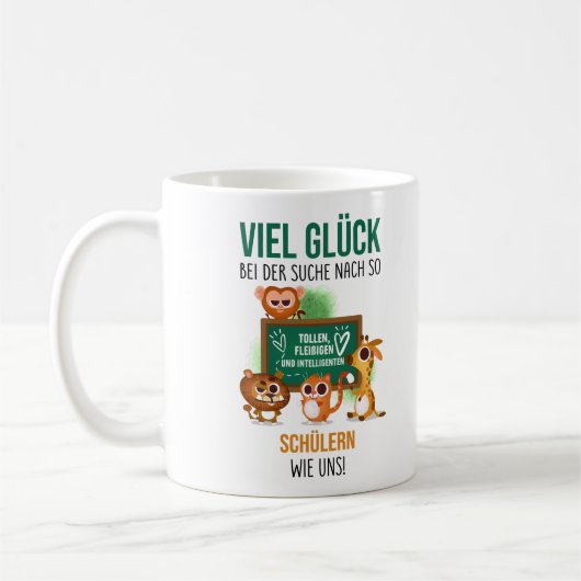 Mug Cadeau d'adieu à l'enseignant (Gauche)