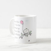 Mug Cadeau d'adieu Mignonne personnalisée pour les fem (Devant gauche)