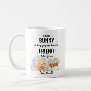 Mug Cadeau d'amitié de Pâques aquarelle mignon Some Bu