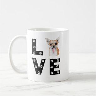 Mug Cadeau d'amour de chiot de chien femelle Chihuahua