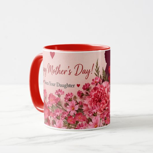 MUG CADEAU D'AMOUR POUR MÈRE  (Devant gauche)