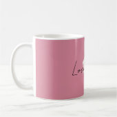 Mug Cadeau d'amour Rose Fleur (Gauche)