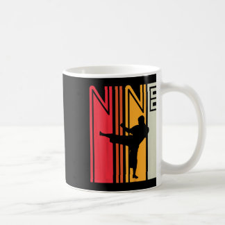 Mug Cadeau d'anniversaire 9 ans Karaté Taekwondo Rétro