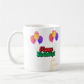 Mug cadeau d'anniversaire appétissant pour vous (Gauche)