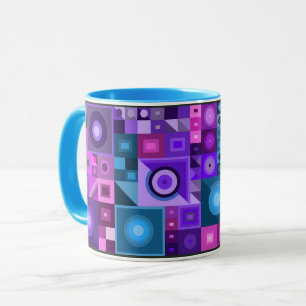 Mug Cadeau d'anniversaire artistique artistique coloré
