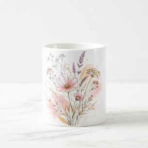 Mug Cadeau d'anniversaire chic et minimaliste d'art de