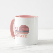 Mug Cadeau d'anniversaire de 1973 vintage (Devant gauche)