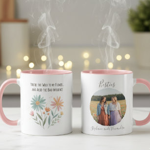Mug Cadeau d'anniversaire de meilleure amie Drôle Flor