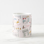 Mug Cadeau d'anniversaire de Paris (Centre)