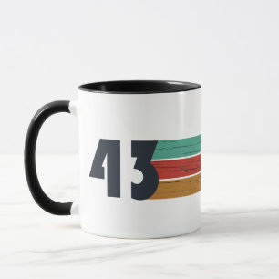 Mug Cadeau d'anniversaire de style vintage né en 1943