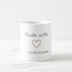Mug Cadeau d'anniversaire personnalisé pour les couple