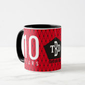 Mug Cadeau d'anniversaire personnalisé pour les employ (Devant gauche)