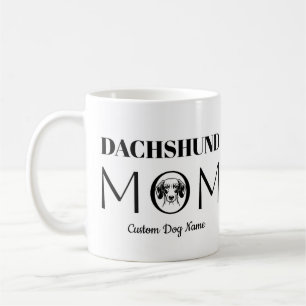 Mug Cadeau d'anniversaire pour maman de teckel, maman 