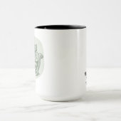 Mug cadeau d'anniversaire Verseau avec un jeu de m (Centre)