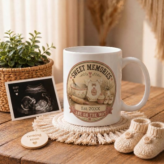 Mug Cadeau d'annonce de grossesse Douces Souvenirs