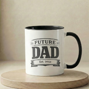 Mug Cadeau d'annonce de grossesse futur papa