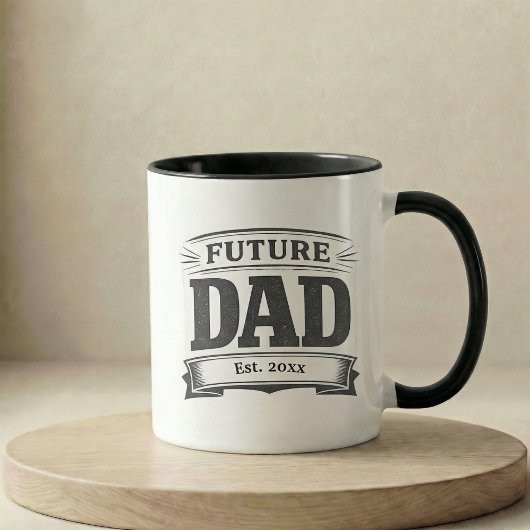 Mug Cadeau d'annonce de grossesse futur papa